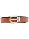 FERRAGAMO GANCINI LEATHER BELT