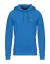 Lyle & Scott Hooded Sweatshirt In Bright Blue