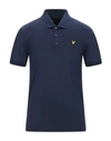 Lyle & Scott Lyle And Scott Short Sleeved Polo T Shirt Navy In Dark Blue