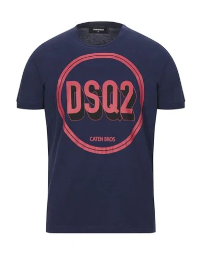Dsquared2 T-shirts In Blue