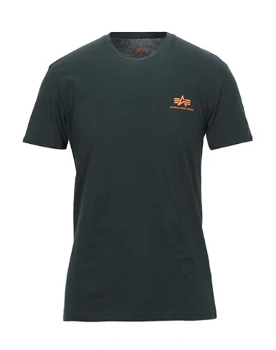 Alpha Industries T-shirt In Dark Green