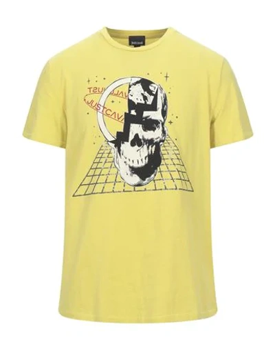 Just Cavalli T-shirts In Yellow