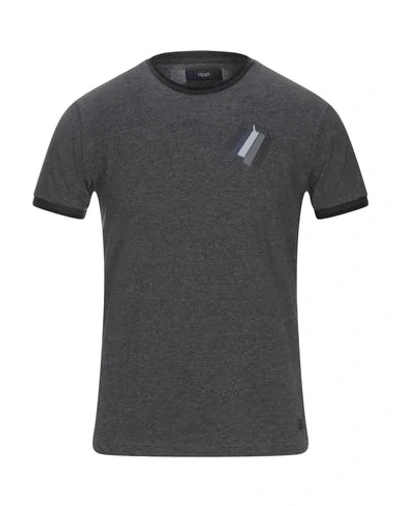 Liu •jo Man T-shirts In Steel Grey