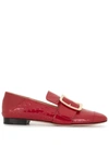 BALLY LOGO-EMBOSSED LOAFERS