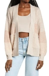 ALL IN FAVOR ALL IN FLAVOR COLORBLOCK CARDIGAN,IT1822-001