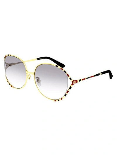 Gucci Gg0595s - Atterley In Metallic