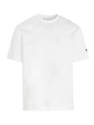Adidas Y-3 Yohji Yamamoto Yohji Yamamoto Men's White Cotton T-shirt