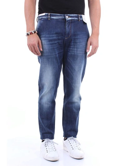 Pt Torino Jeans Straight Men Dark Jeans In Blue