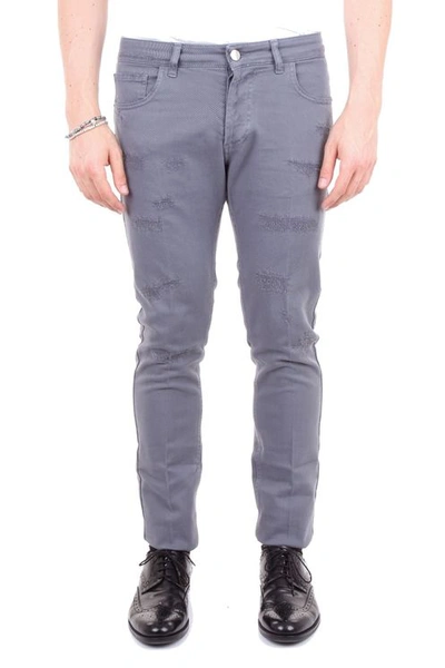 Entre Amis Men's Pp188212449l353grey Grey Cotton Jeans