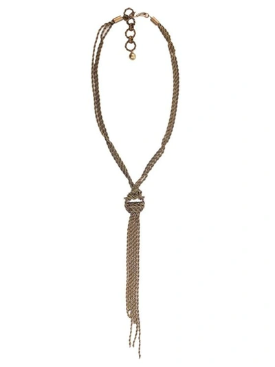 Lanvin Women's Awcjhc3hknotm1 Gold Metal Necklace