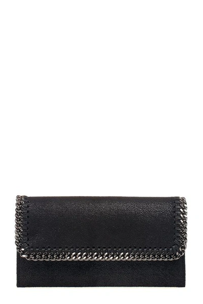 Stella Mccartney Womens Black Polyester Wallet