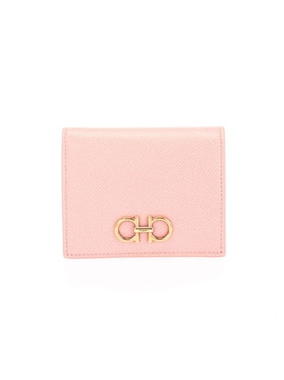 Ferragamo Salvatore  Women's 22d780 Pink Leather Wallet
