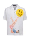 PALM ANGELS PALM ANGELS GRAPHIC PRINTED SHORT SLEEVE SHIRT