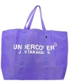 UNDERCOVER UNDERCOVER LOGO PRINT LARGE TOTE BAG