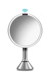 SIMPLEHUMAN 8-INCH SENSOR RECHARGEABLE TABLETOP MIRROR,ST3052