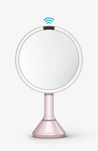 Simplehuman Women's 8" Sensor Makeup Mirror With Brightness Control In Pink