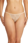 Hanky Panky Signature Lace High Rise G-string In Chai