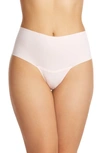 Hanky Panky Breathe Natural High Rise Thong In Bliss Pink