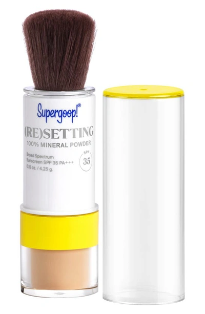 Supergoopr (re)setting 100% Mineral Powder Foundation Spf 35 In Medium