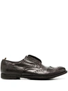 OFFICINE CREATIVE OFFICINE CREATIVE MEN'S BROWN LEATHER LACE-UP SHOES,OCUARCH086IGNISD215 39