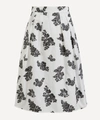 ERDEM REED FLORAL COTTON FIL-COUPE MIDI-SKIRT,000720308