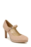 Naturalizer Talissa Womens Platform Mary Jane Heels In Tan/beige