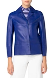 AKRIS PUNTO PERFORATED LEATHER JACKET,673500004629176