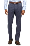 Bonobos Weekday Warrior Tailored Fit Stretch Pants In Monday Blue/ Grey Yarn Dye
