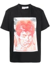JW ANDERSON OVERSIZED PRINTED FACE T-SHIRT