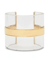 BURBERRY TRANSPARENT CYLINDRICAL CUFF