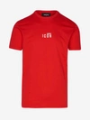 Dsquared2 Icon-print Cotton T-shirt In Red