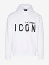 Dsquared2 Icon Hooded Drawstring Sweatshirt In Multi