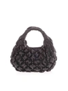 VALENTINO GARAVANI SPIKEME HOBO BAG IN BLACK