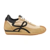 Loewe Flow Runner 2.0 Suede-trimmed Shell Sneakers In Neutral