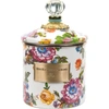 Mackenzie-childs Mackenzie Childs Flower Market Enameled Steel Small Canister