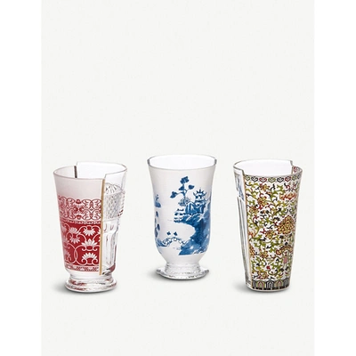 Seletti Clarice Hybrid Cocktail Glasses Set Of Three