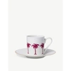 ALICE PETO PALM TREE CUP AND SAUCER SET,995-10109-139759
