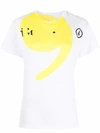 Maison Margiela Plain Colour T-shirt In White