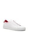 GIVENCHY GIVENCHY URBAN STREET LOW TOP SNEAKERS IN WHITE,BM08219876