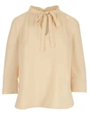 SEE BY CHLOÉ SEE BY CHLOÉ WOMEN'S BEIGE OTHER MATERIALS BLOUSE,CHS21SHT3801227I 38