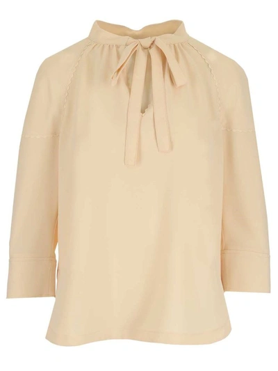 See By Chloé Women's Beige Other Materials Blouse