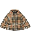 BURBERRY VINTAGE CHECK DOWN JACKET