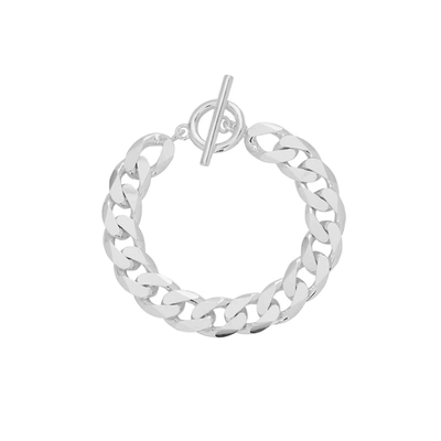 All Blues Sterling Silver Moto Chain Bracelet