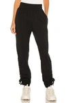 1.state Drawstring Cozy Knit Pants In Rich Black