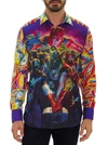 ROBERT GRAHAM LIMITED EDITION WHATEVER IT TAKES SILK SPORT SHIRT TALL