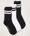FRENCH CONNECTION SUPER SOFT CREW SOCK, 3 PACK