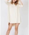 PURE FIBER 3/4 SLEEVE NIGHTSHIRT