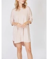 PURE FIBER 3/4 SLEEVE NIGHTSHIRT