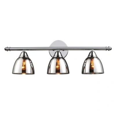 Elk Lighting Reflections 3-light Bath Bar In Polished Chrome