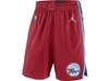 Jordan 76ers Statement Edition 2020 Men's  Nba Swingman Shorts In Red